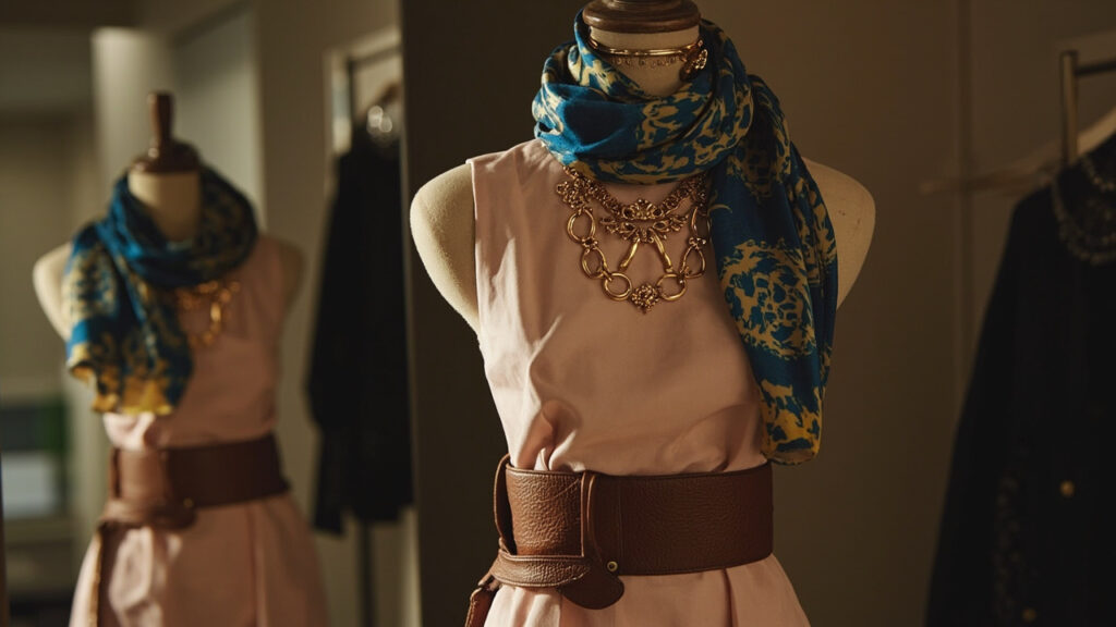 Comment accessoiriser une tenue basique avec ceintures, foulards et bijoux