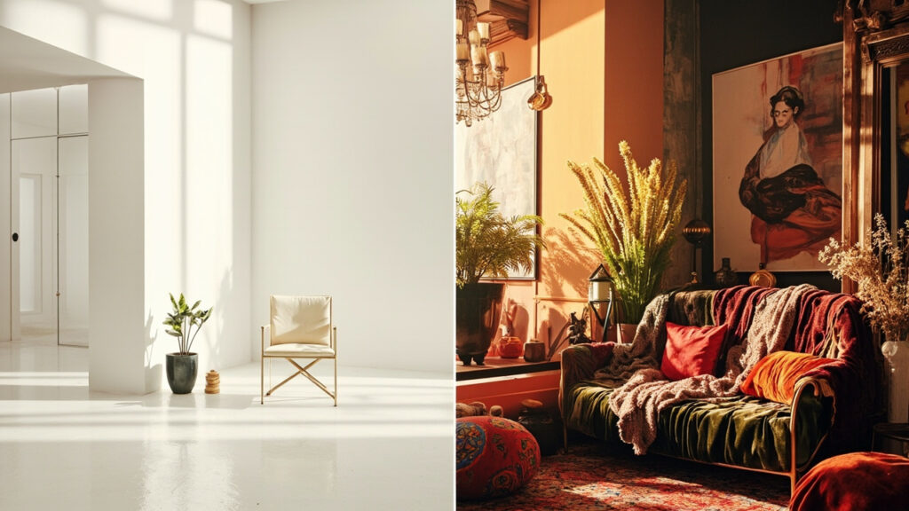 Minimalisme vs maximalisme : comment trouver son style