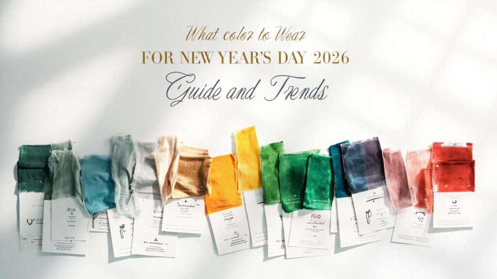 Quelle couleur porter pour le jour de l'an 2026 : guide et tendances