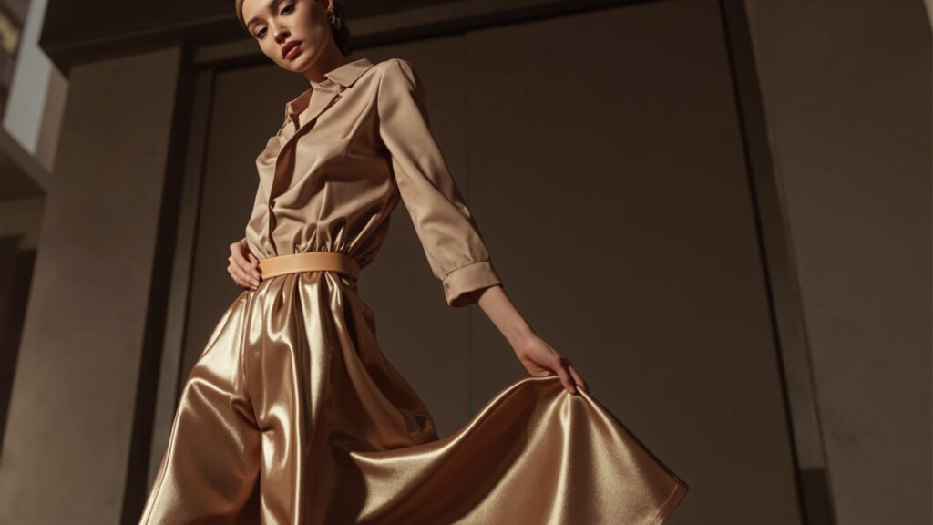 Comment porter un pantalon fluide taille haute pour un look chic