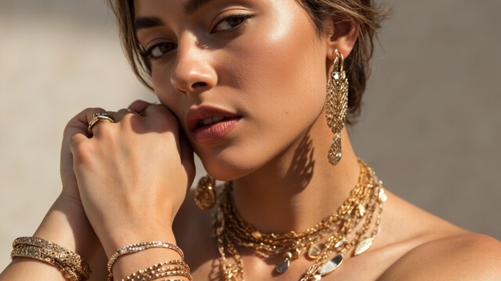 Superposer ses bijoux : règles d'or et inspirations pratiques