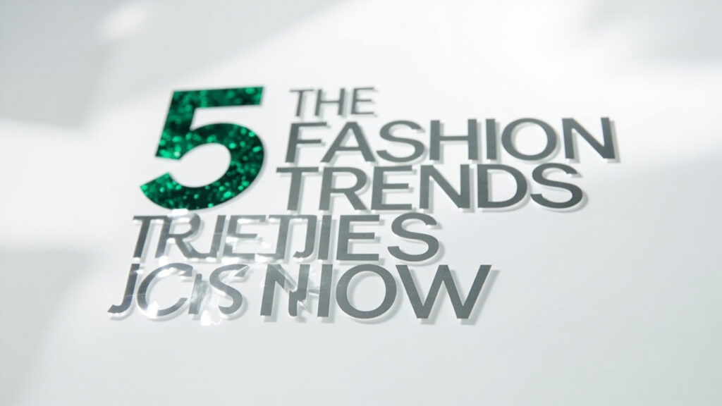 Les 5 types de tendances mode à connaître