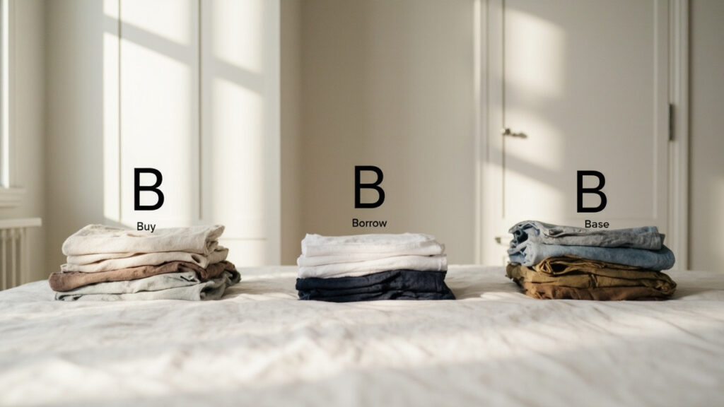 La règle des 3b pour simplifier sa garde-robe