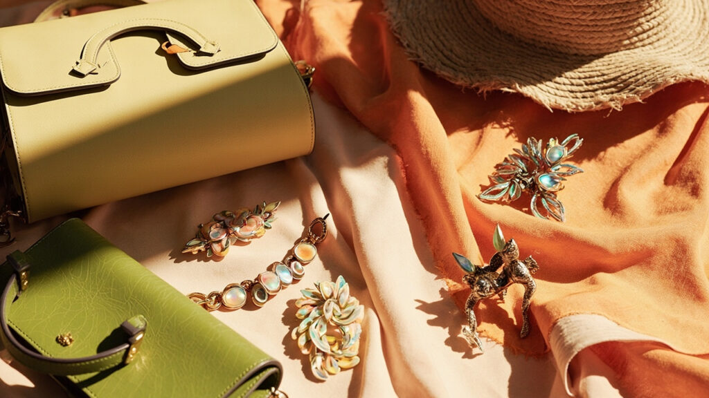 Tendances accessoires printemps-été 2026 : sacs, broches et chapeaux clés