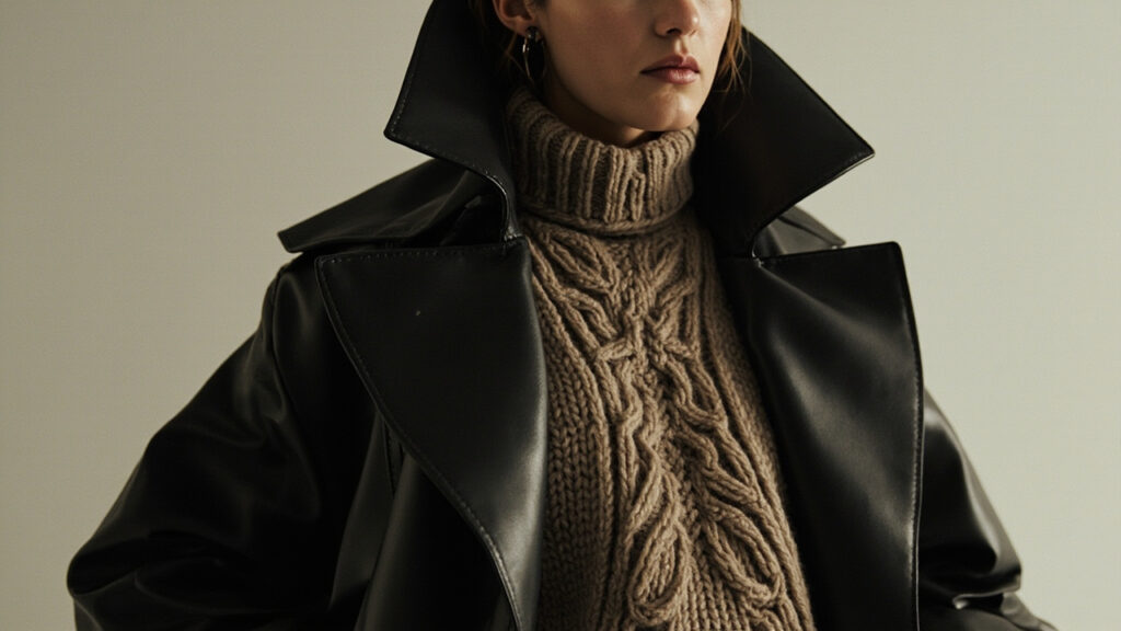 Les tendances mode hiver 2026 pour les femmes : cuir, mailles et volumes