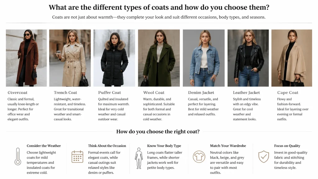 What are the different types of coats and how do you choose them?