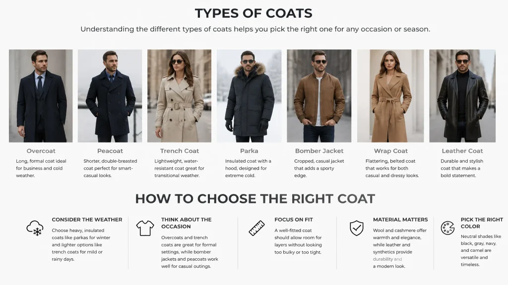 What are the different types of coats and how do you choose them?